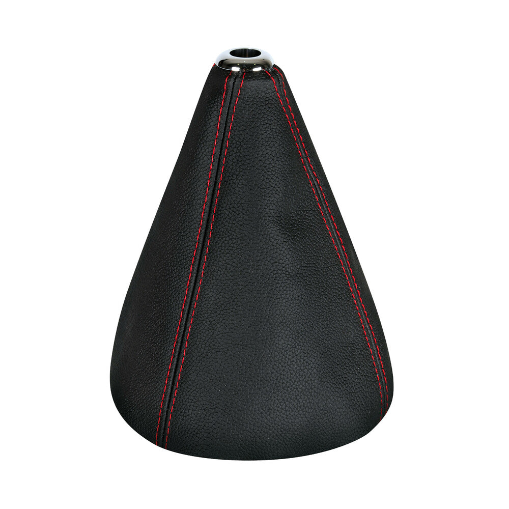 05040 - Premium, cuffia leva cambio in pelle - Nero/Rosso