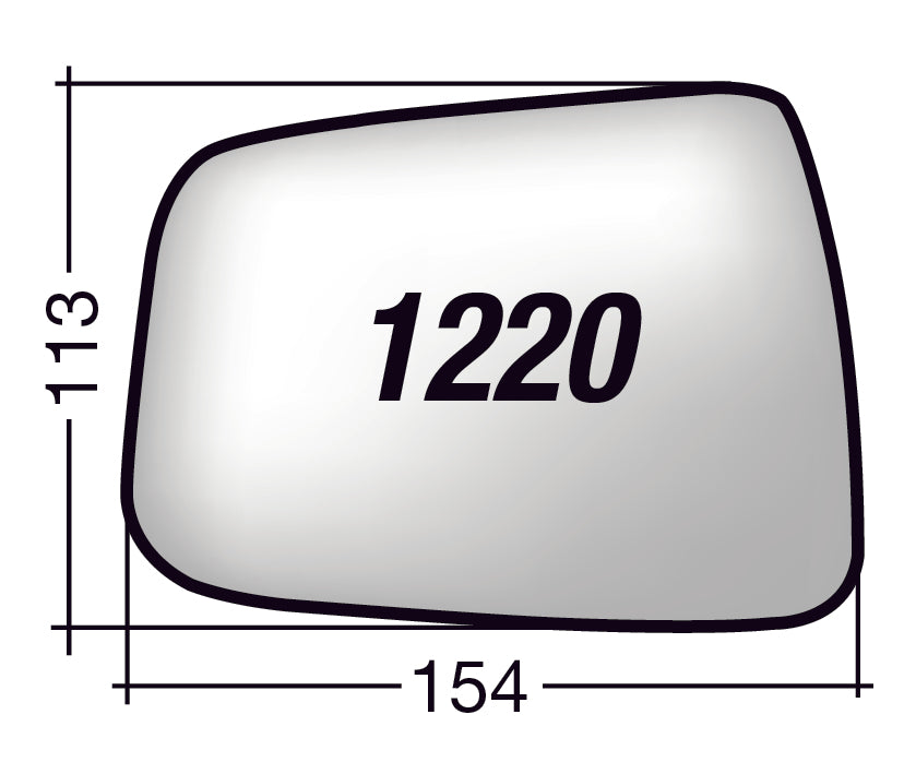 Vetro SPECCHIO RETROVISORE Sinistro SX HONDA JAZZ 2006-2008