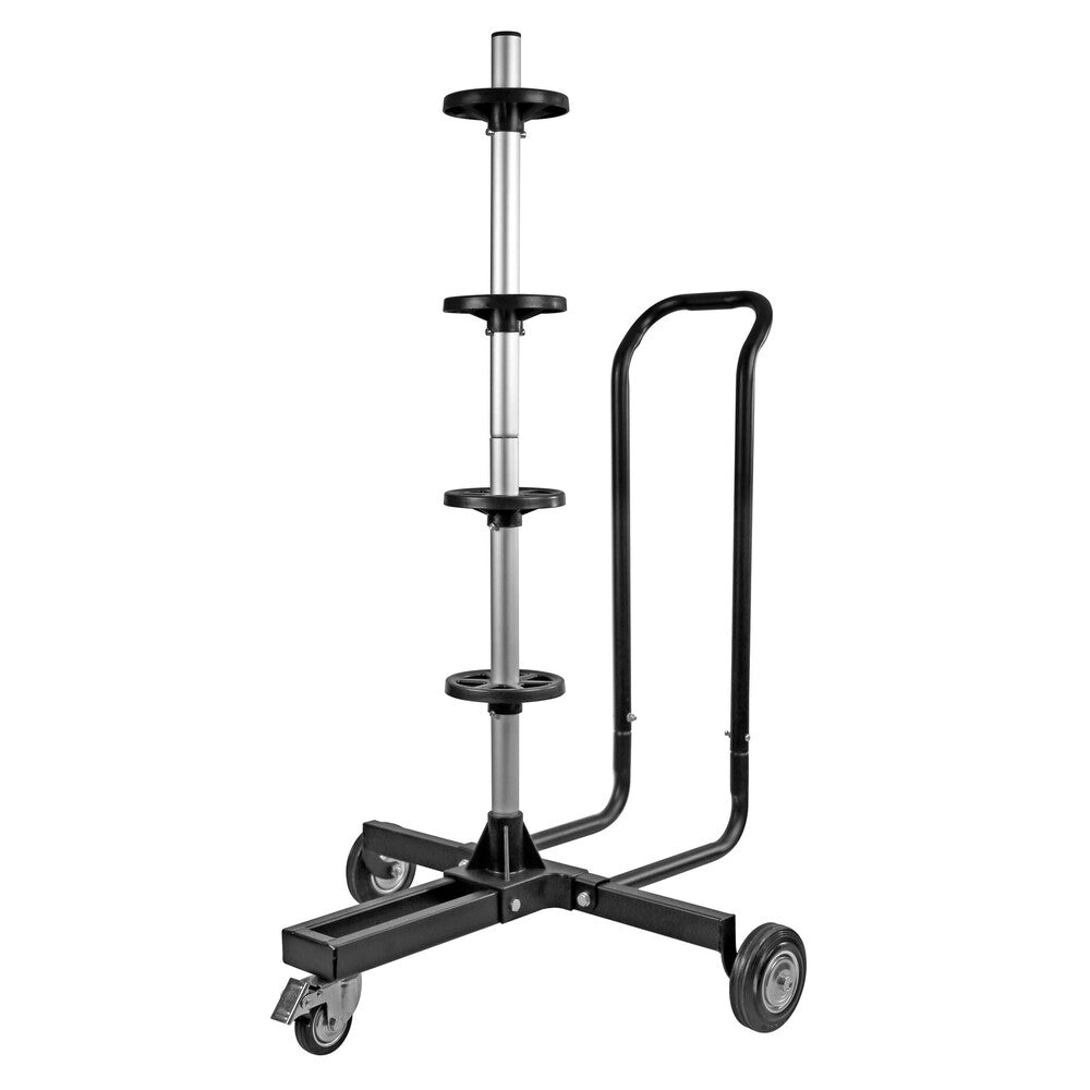 15957 - PP-3, carrello porta cerchi e pneumatici con supporto ad asta