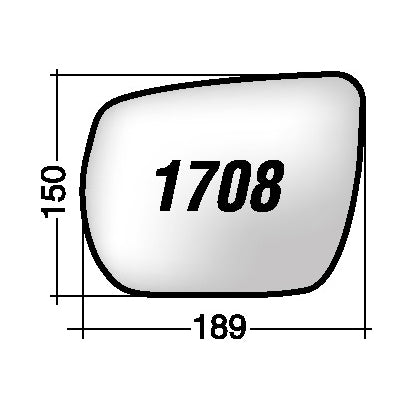 Vetro SPECCHIO RETROVISORE Destro DX SUZUKI GRAND VITARA 2013-