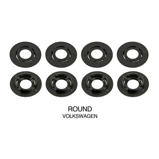 22996 - Set 4 clip fissaggio tappeti - Tondo - Volkswagen
