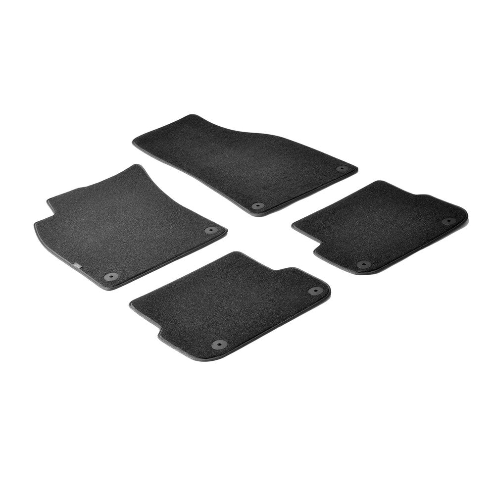 23010 - Set tappeti su misura in moquette - compatibile per Audi A6 4p (09/04>03/11) - Audi A6 Allroad (06/06>02/12) - Audi A6 Avant (03/05>08/11)