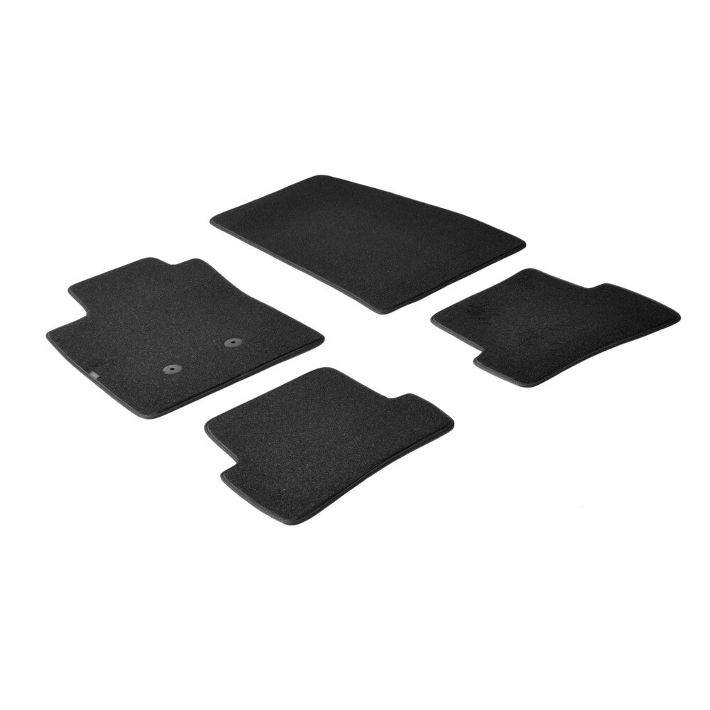23136 - Set tappeti su misura in moquette - compatibile per Renault Clio III 3p (10/05>01/13) - Renault Clio III 5p (10/05>01/13) - Renault Clio III Sportour (02/08>08/13)