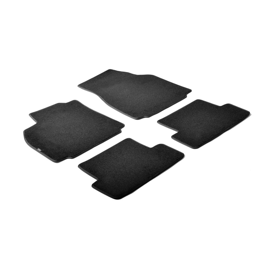 23142 - Set tappeti su misura in moquette - compatibile per Renault Megane II 3p (10/02>10/08) - Renault Megane II 4p (10/03>10/08) - Renault Megane II 5p (10/02>10/08) - Renault Megane II Grandtour (09/03>08/09) - Renault Thalia (11/08>06/14)