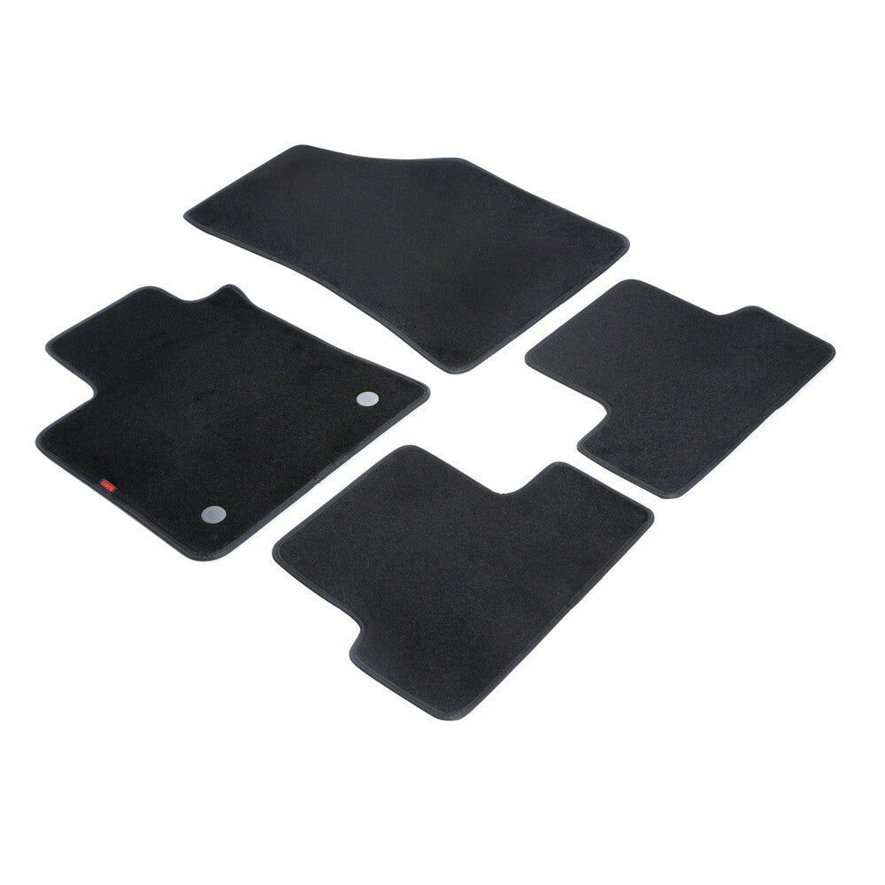 23230 - Set tappeti su misura in moquette - compatibile per Renault Megane IV Berlina (01/16>07/20) - Renault Megane IV Sporter (10/16>07/20) - Renault Megane IV Berlina (08/20>12/23) - Renault Megane IV Sporter (08/20>11/24)