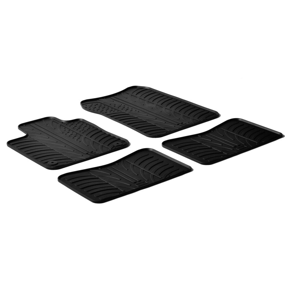 24301 - Set tappeti su misura in gomma - compatibile per Renault Twingo (06/07>08/14)