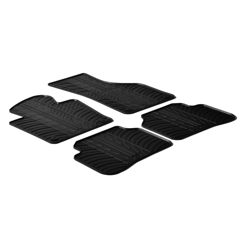 24319 - Set tappeti su misura in gomma - compatibile per Volkswagen Passat 4p (01/11>10/14) - Volkswagen Passat Alltrack (03/12>09/15) - Volkswagen Passat Variant (01/11>10/14)