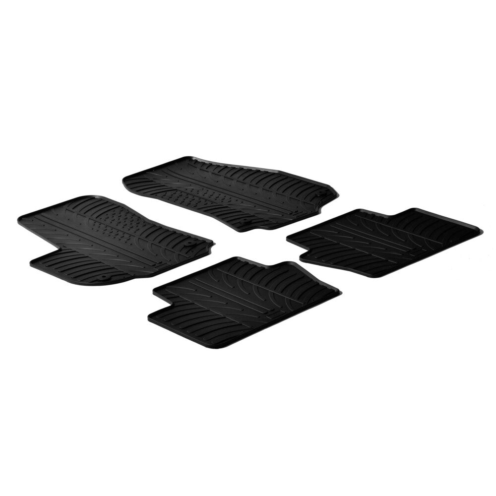 24325 - Set tappeti su misura in gomma - compatibile per Opel Zafira (09/05>10/11) - Opel Zafira One (11/11>07/15)