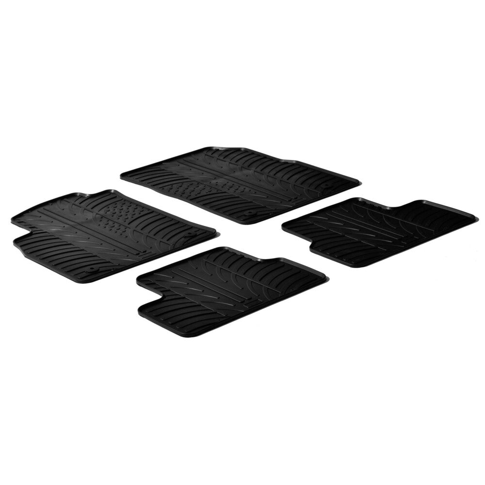 24327 - Set tappeti su misura in gomma - compatibile per Opel Astra J 4p (09/12>08/18) - Opel Astra J 5p (01/10>10/15) - Opel Astra J GTC (09/11>08/18) - Opel Astra J Sports Tourer (11/10>02/16)