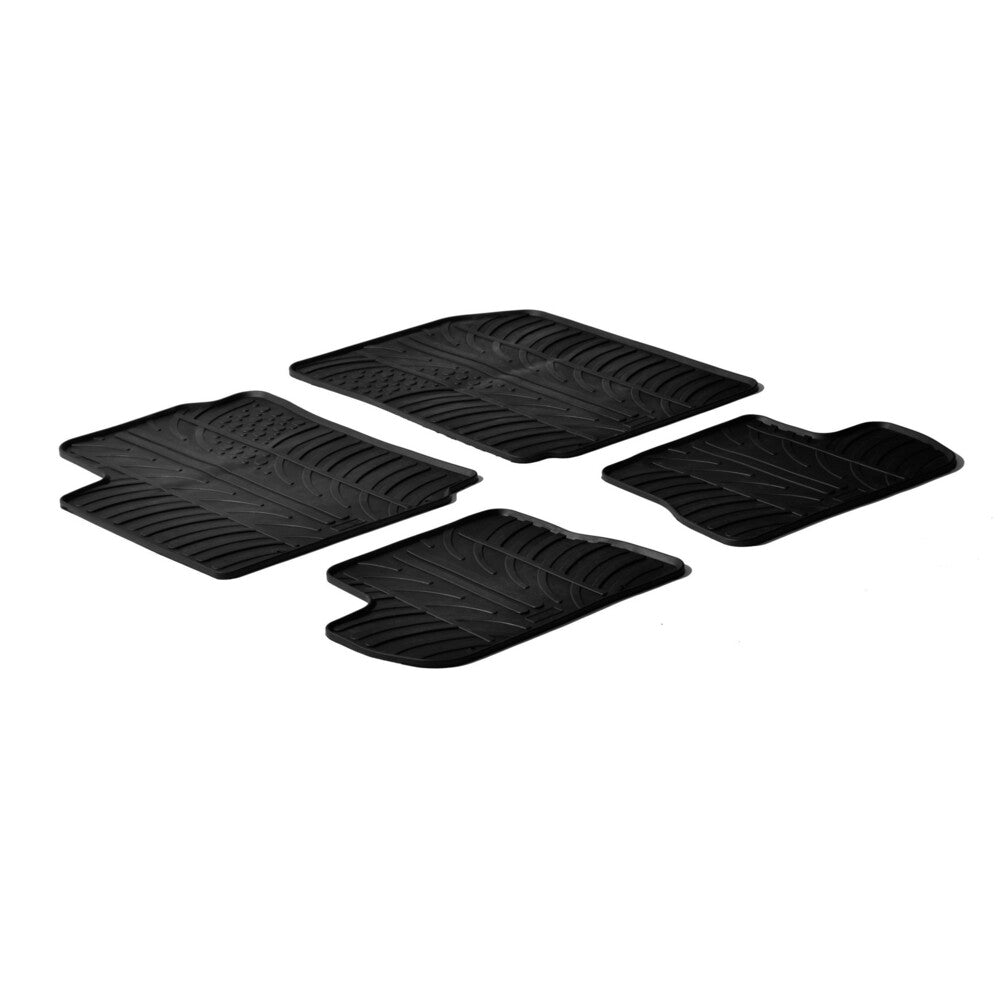 24331 - Set tappeti su misura in gomma - compatibile per Citroen C2 (10/03>03/10)