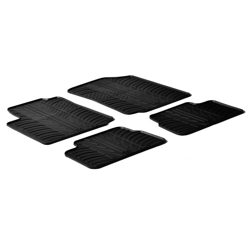 24332 - Set tappeti su misura in gomma - compatibile per Citroen C3 (05/02>10/09) - Citroen C3 Classic (11/09>12/10)