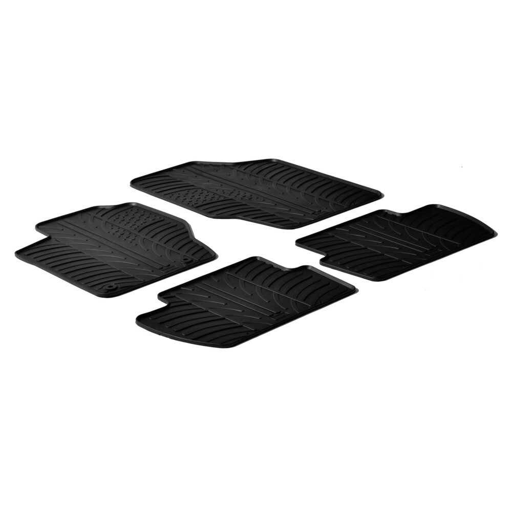 24333 - Set tappeti su misura in gomma - compatibile per Citroen C4 3p (01/05>10/10) - Citroen C4 5p (01/05>10/10)