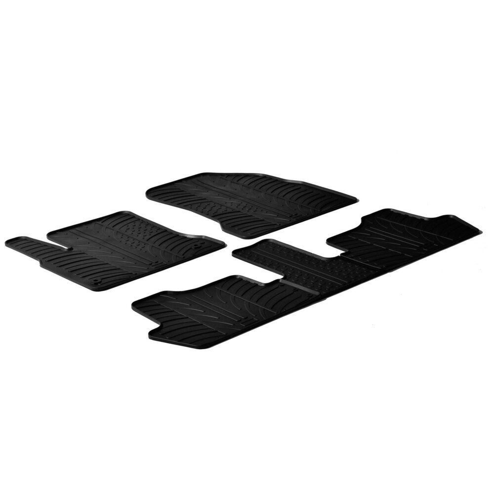 24336 - Set tappeti su misura in gomma - compatibile per Citroen C4 Picasso (03/07>05/13)