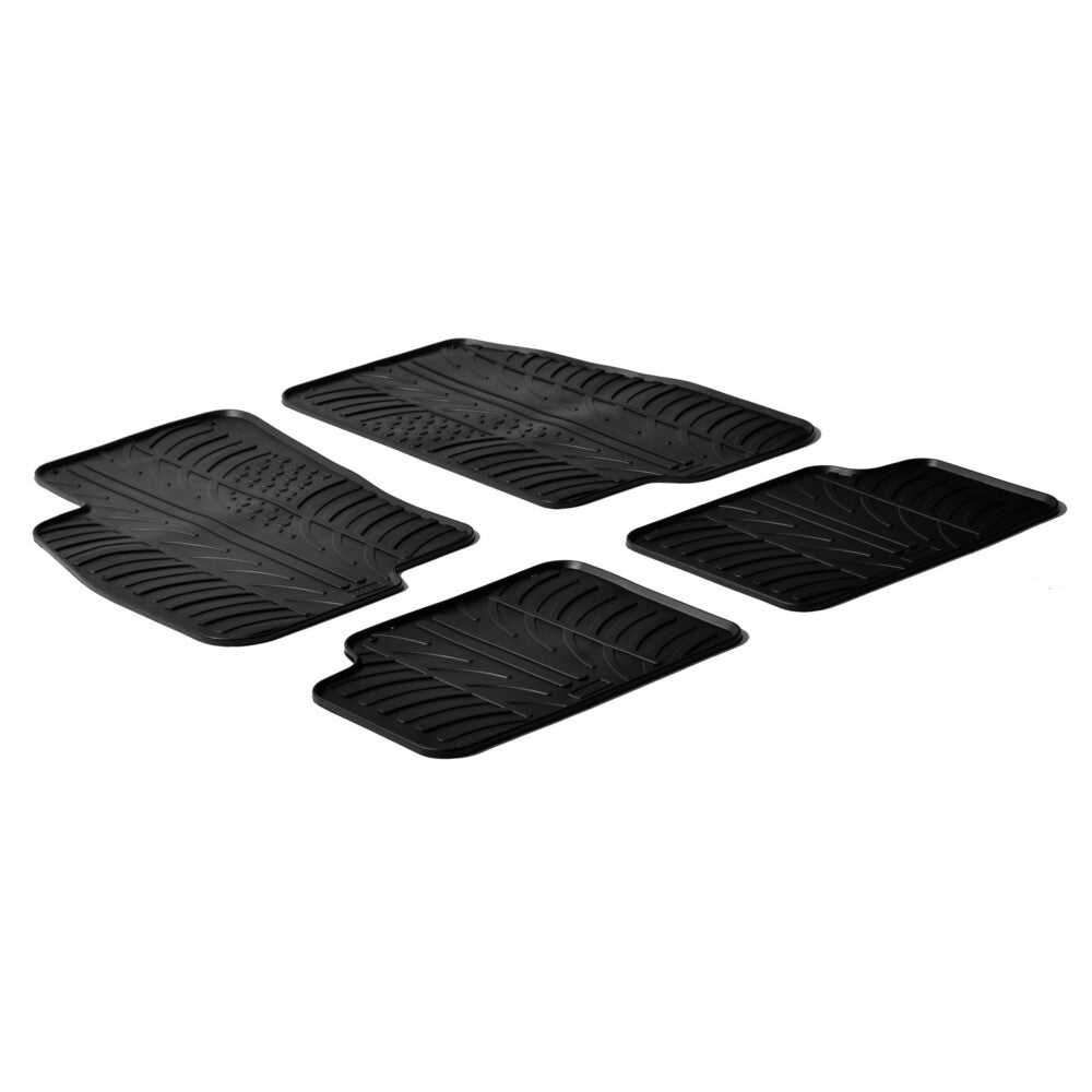 24340 - Set tappeti su misura in gomma - compatibile per Fiat Grande Punto 3p (09/05>04/12) - Fiat Grande Punto 5p (09/05>04/12) - Fiat Linea (01/07>11/14)