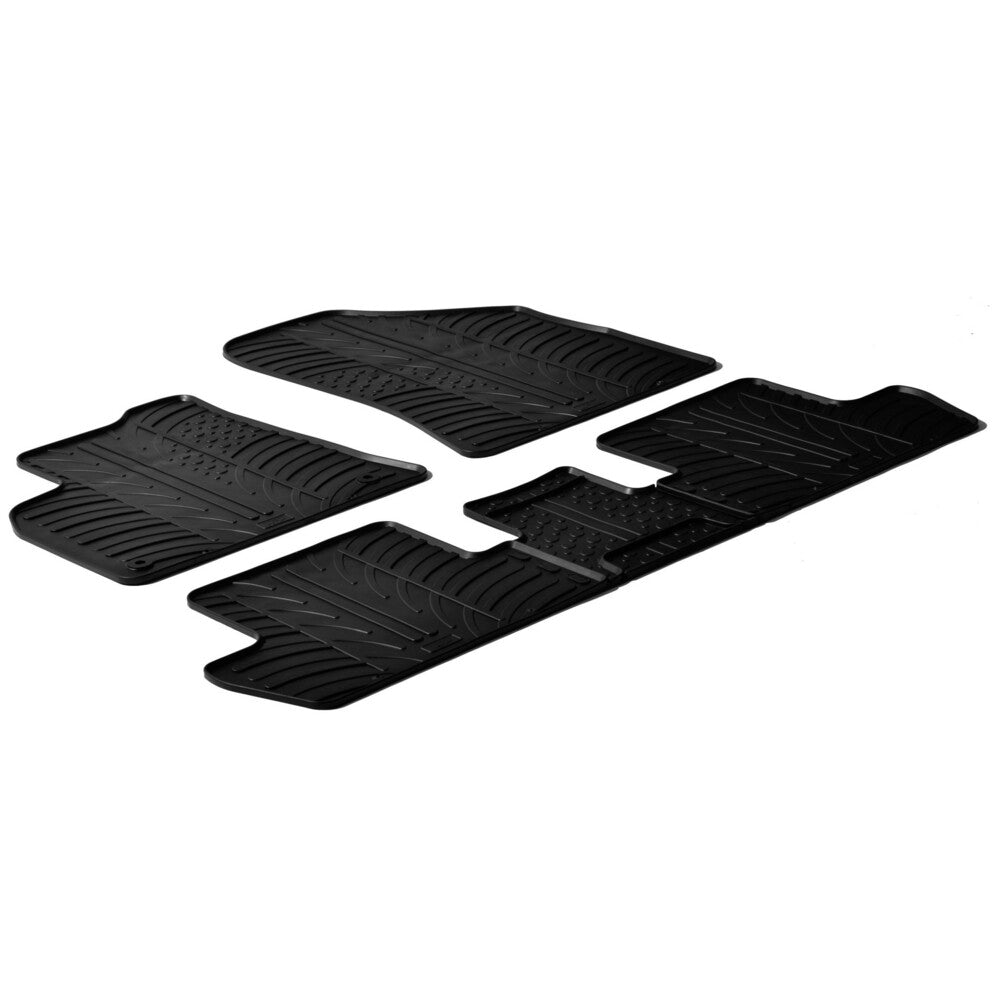 24354 - Set tappeti su misura in gomma - compatibile per Peugeot 3008 (05/09>09/16) - Peugeot 5008 (11/09>12/16)