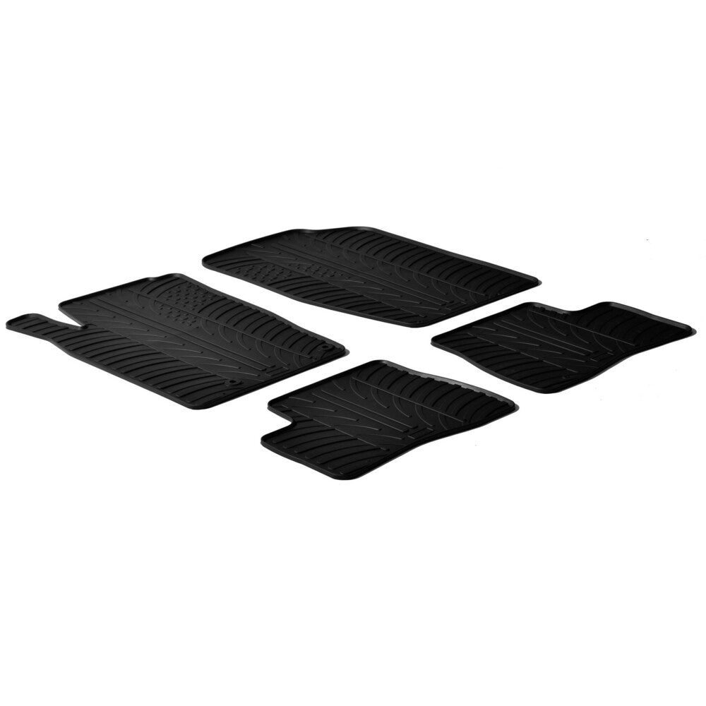 24355 - Set tappeti su misura in gomma - compatibile per Peugeot 206 3p (09/98>02/09) - Peugeot 206 5p (09/98>02/09) - Peugeot 206 Plus 3p (03/09>01/13) - Peugeot 206 Plus 5p (03/09>01/13) - Peugeot 206 sw (09/02>06/07)