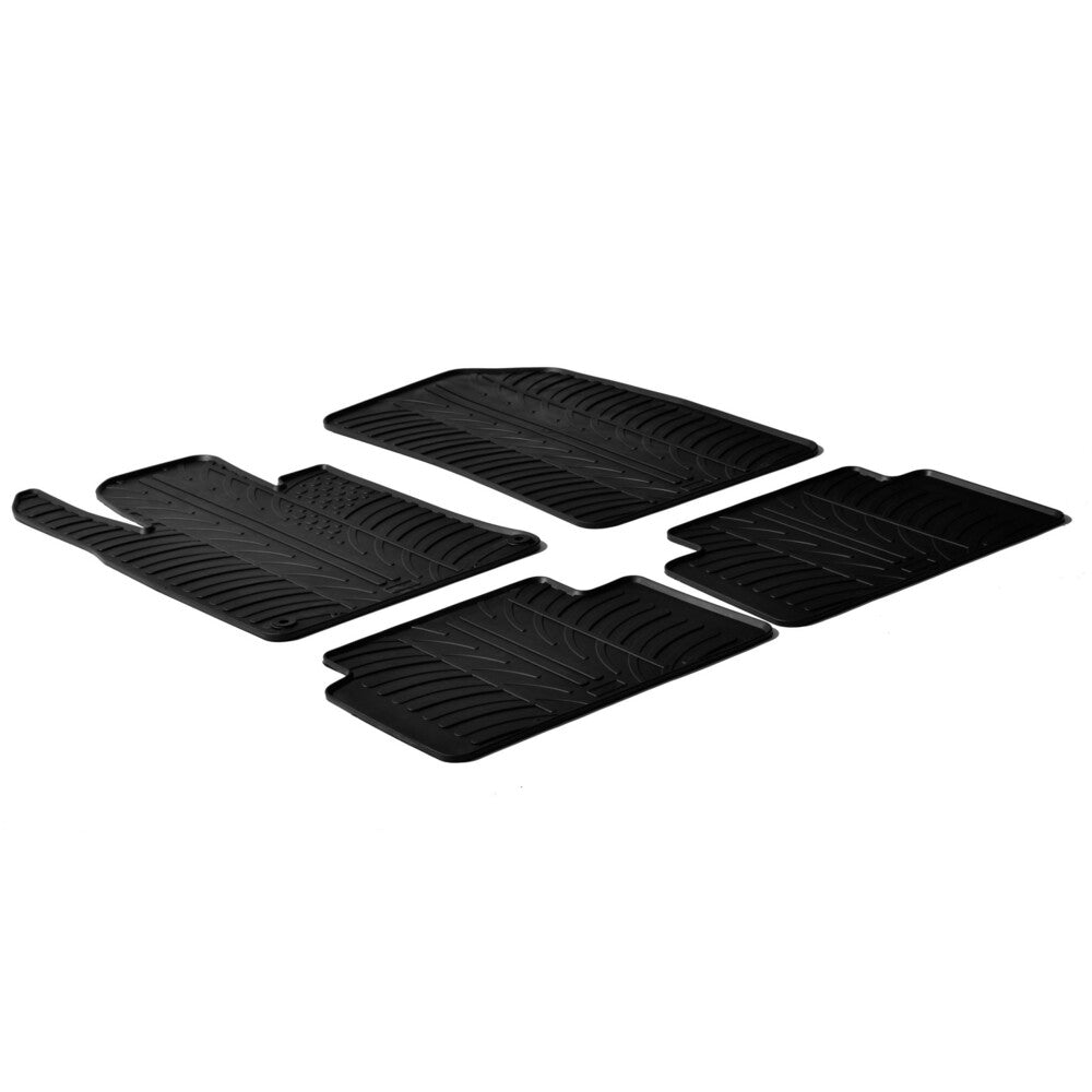 24356 - Set tappeti su misura in gomma - compatibile per Peugeot 508 4p (03/11>05/18) - Peugeot 508 Rxh (05/12>05/17) - Peugeot 508 sw (03/11>05/18)