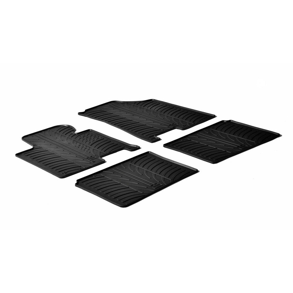 24359 - Set tappeti su misura in gomma - compatibile per Hyundai i40 4p (04/12>06/15) - Hyundai i40 Wagon (07/11>08/19)