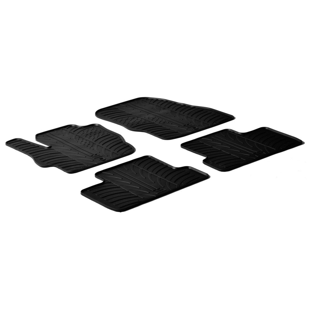 24364 - Set tappeti su misura in gomma - compatibile per Mazda 3 4p (11/10>09/13) - Mazda 3 5p (04/09>12/13)