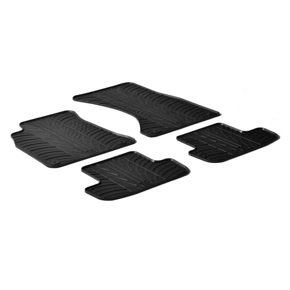 24371 - Set tappeti su misura in gomma - compatibile per Audi A5 Cabrio (03/09>02/17) - Audi A5 Coupè (06/07>08/16)