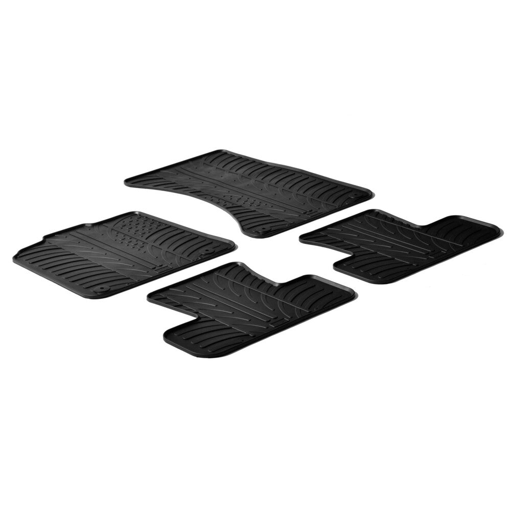 24372 - Set tappeti su misura in gomma - compatibile per Audi Q5 5p (11/08>02/17)