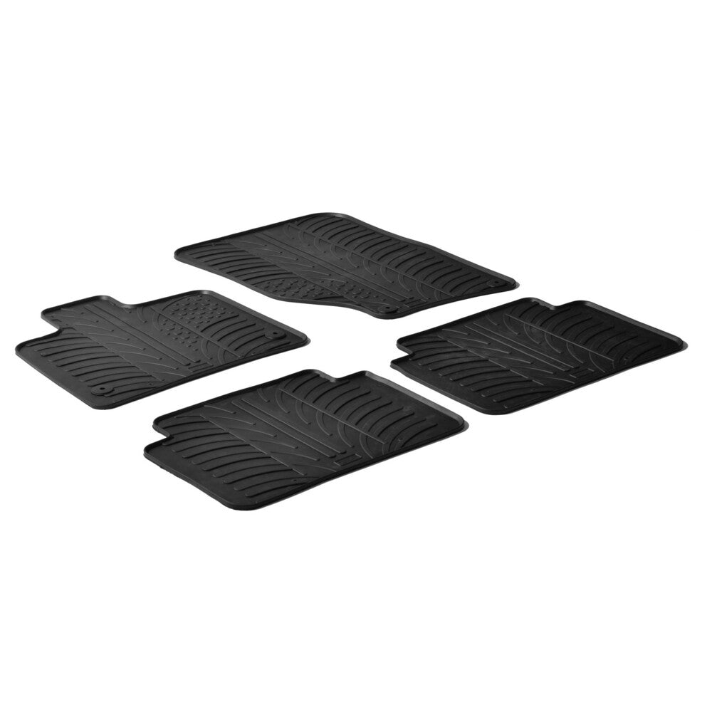 24373 - Set tappeti su misura in gomma - compatibile per Audi Q7 (03/06>05/15)