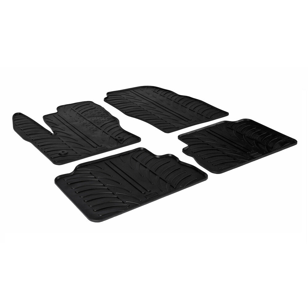 24404 - Set tappeti su misura in gomma - compatibile per Ford Kuga (03/13>10/16)