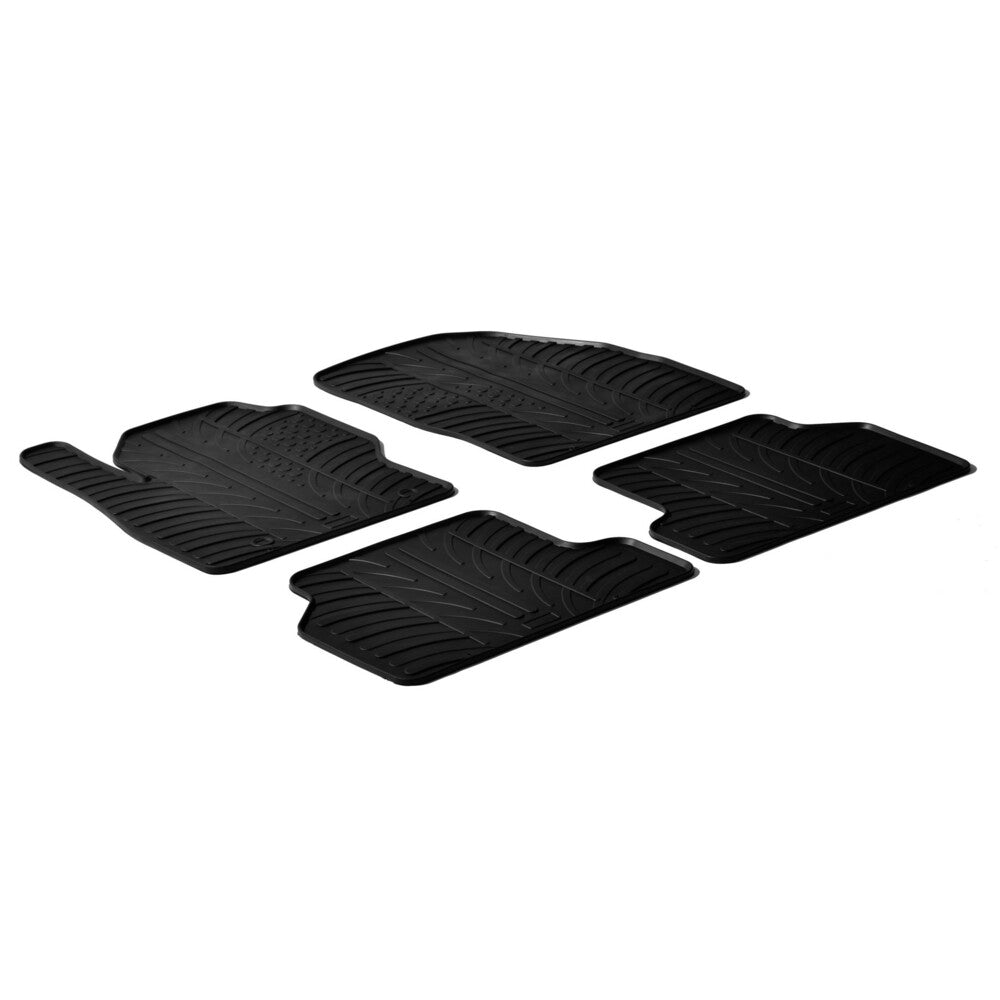 24406 - Set tappeti su misura in gomma - compatibile per Ford Focus 3p (02/05>02/11) - Ford Focus 5p (02/05>02/11) - Ford Focus Wagon (02/05>05/11)