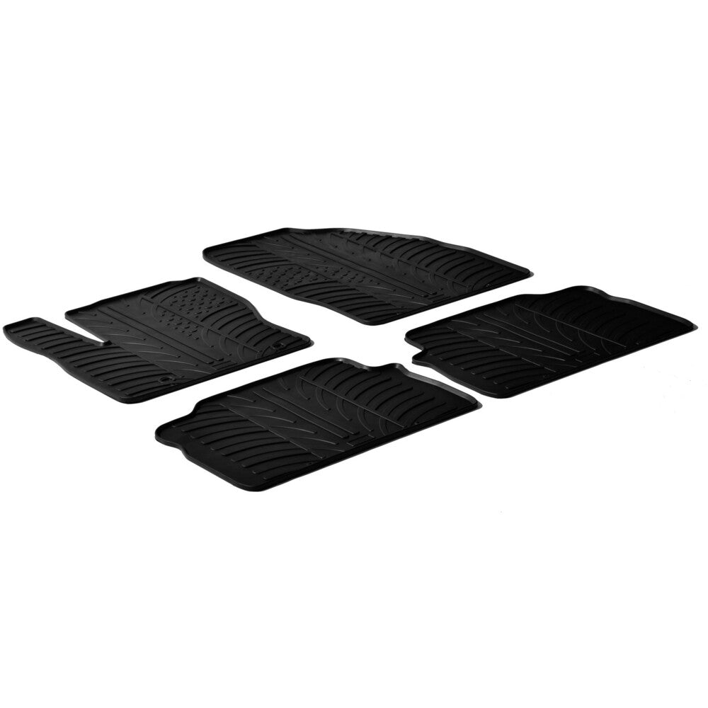 24408 - Set tappeti su misura in gomma - compatibile per Ford C-Max (10/03>10/10) - Ford Kuga (06/08>02/13) fino al 08/11