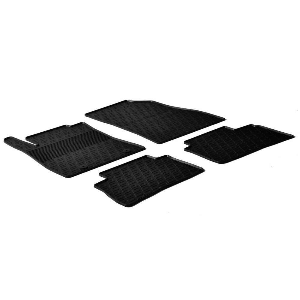24413 - Set tappeti su misura in gomma - compatibile per Nissan Juke (10/10>11/19)