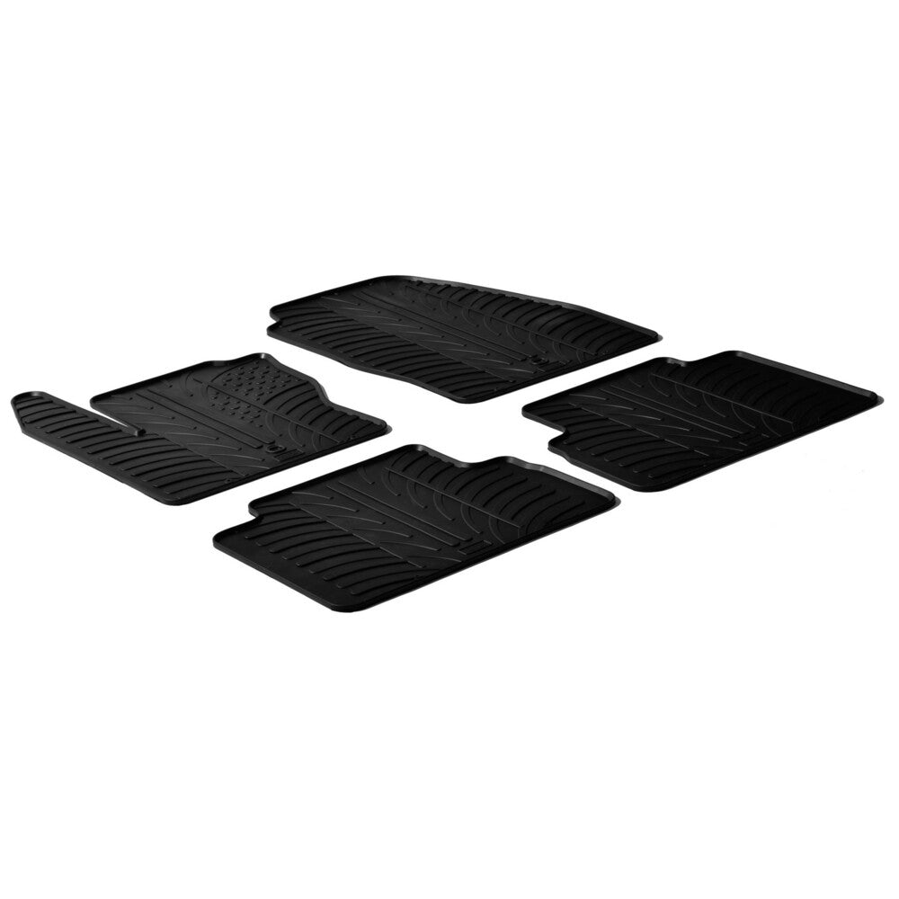 24415 - Set tappeti su misura in gomma - compatibile per Ford C-Max (11/10>03/15) - Ford C-Max 7 (11/10>03/15)