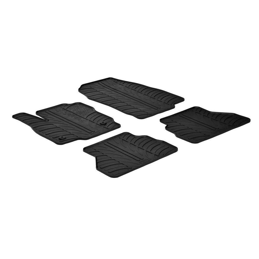 24419 - Set tappeti su misura in gomma - compatibile per Ford B-Max (10/12>03/15)