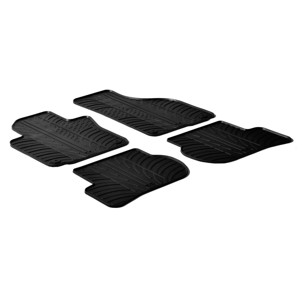 24421 - Set tappeti su misura in gomma - compatibile per Skoda Octavia 5p (09/04>02/13) - Skoda Octavia Wagon (01/05>04/13)