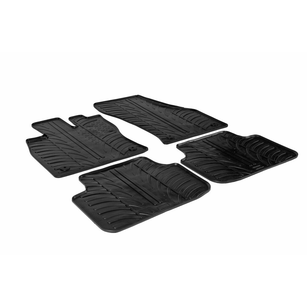 24424 - Set tappeti su misura in gomma - compatibile per Skoda Octavia 5p (03/13>05/20) no automatico - Skoda Octavia Wagon (05/13>05/20)