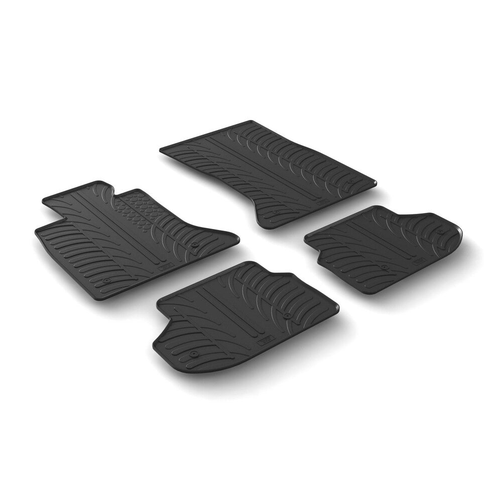 24426 - Set tappeti su misura in gomma - compatibile per Bmw Serie 5 (F10) (01/10>01/17) - Bmw Serie 5 Touring (F11) (06/10>03/17)