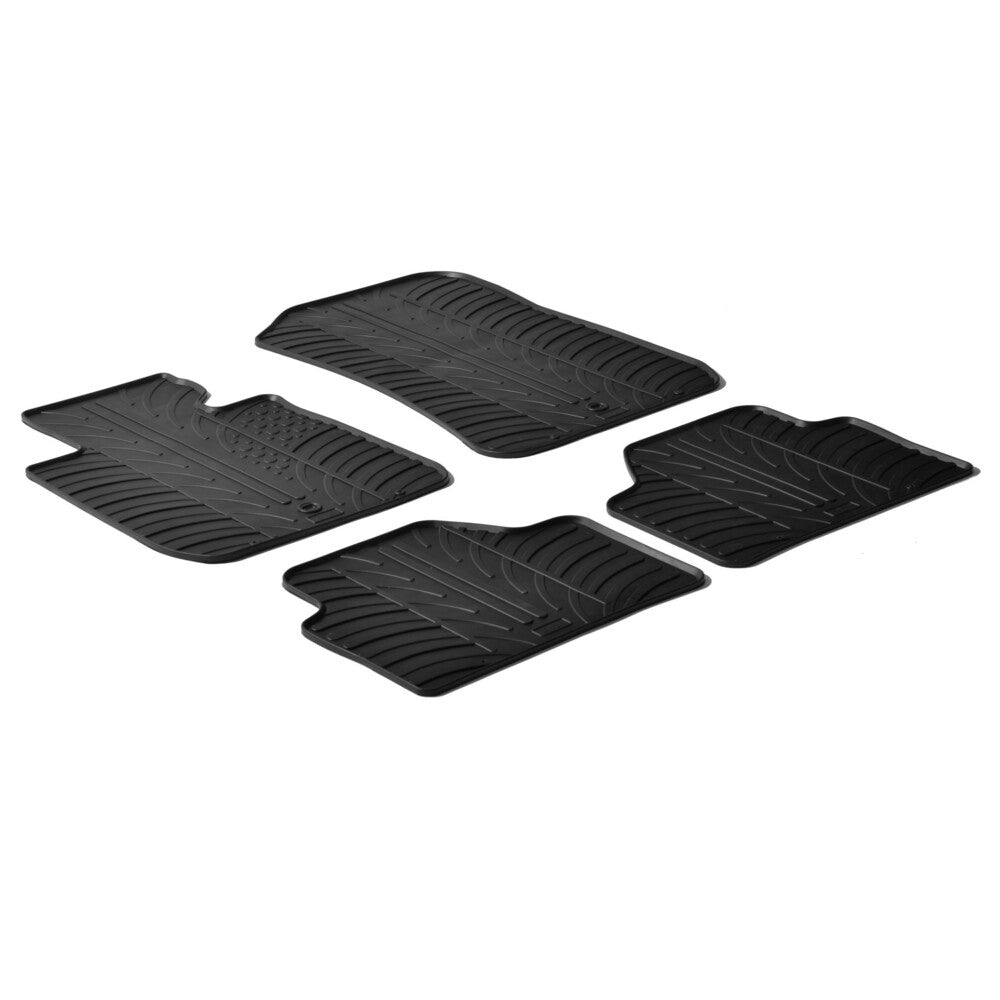 24427 - Set tappeti su misura in gomma - compatibile per Bmw X1 (E84) (10/09>10/15)