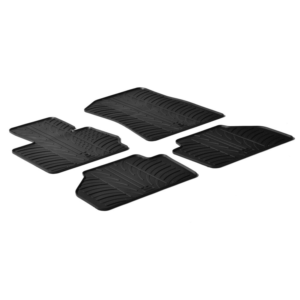 24432 - Set tappeti su misura in gomma - compatibile per Bmw X3 (F25) (11/10>07/17)