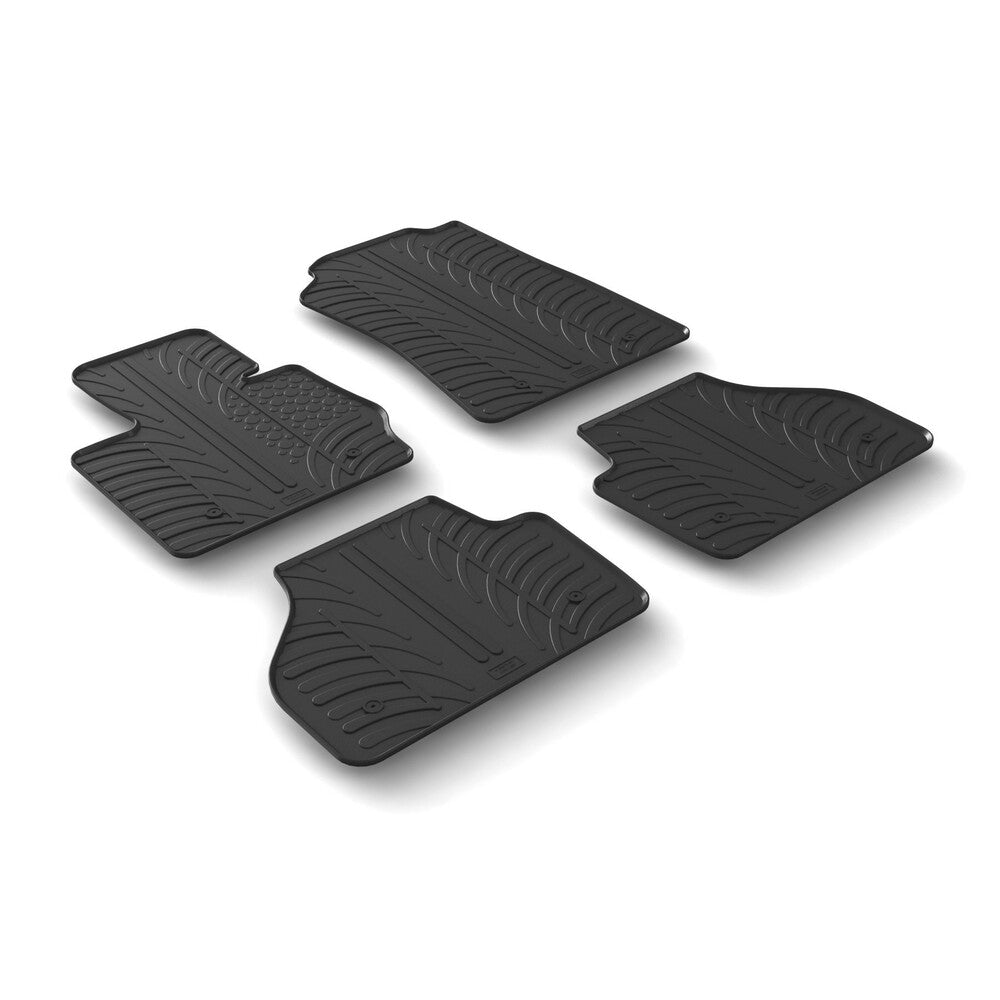 24439 - Set tappeti su misura in gomma - compatibile per Bmw X4 (F26) (06/14>03/18)