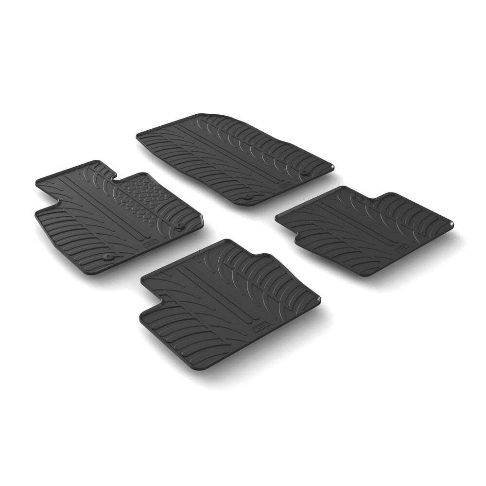 24444 - Set tappeti su misura in gomma - compatibile per Mazda CX-3 (06/15>09/22)