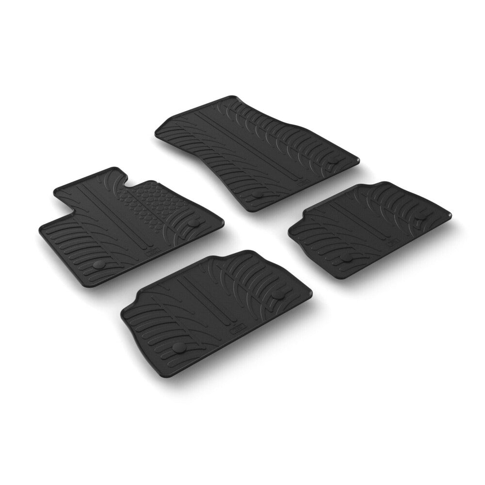 24459 - Set tappeti su misura in gomma - compatibile per Bmw X6 (G06) (09/19>) automatico