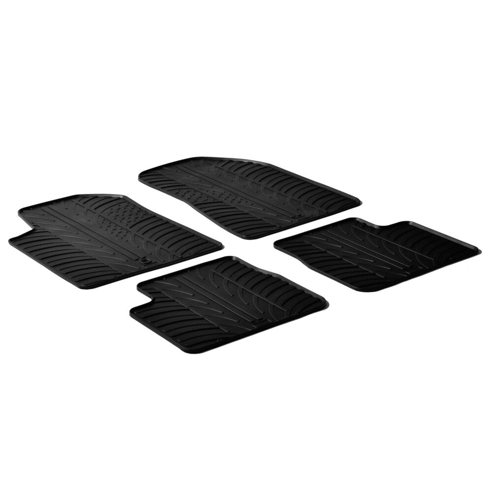 24462 - Set tappeti su misura in gomma - compatibile per Alfa Romeo Giulietta (04/10>04/21)