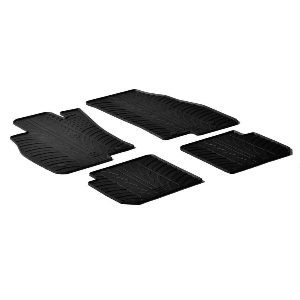 24463 - Set tappeti su misura in gomma - compatibile per Alfa Romeo Mito (09/08>04/19)