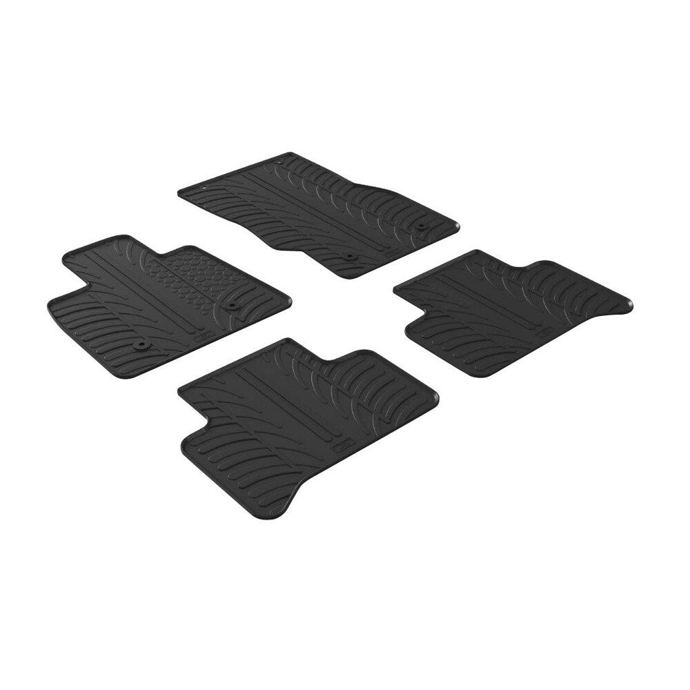 24465 - Set tappeti su misura in gomma - compatibile per Alfa Romeo Stelvio (03/17>)