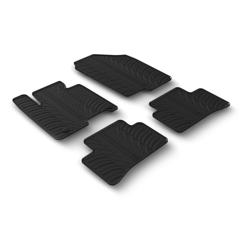 24466 - Set tappeti su misura in gomma - compatibile per Hyundai Tucson (11/20>) anche ibrida