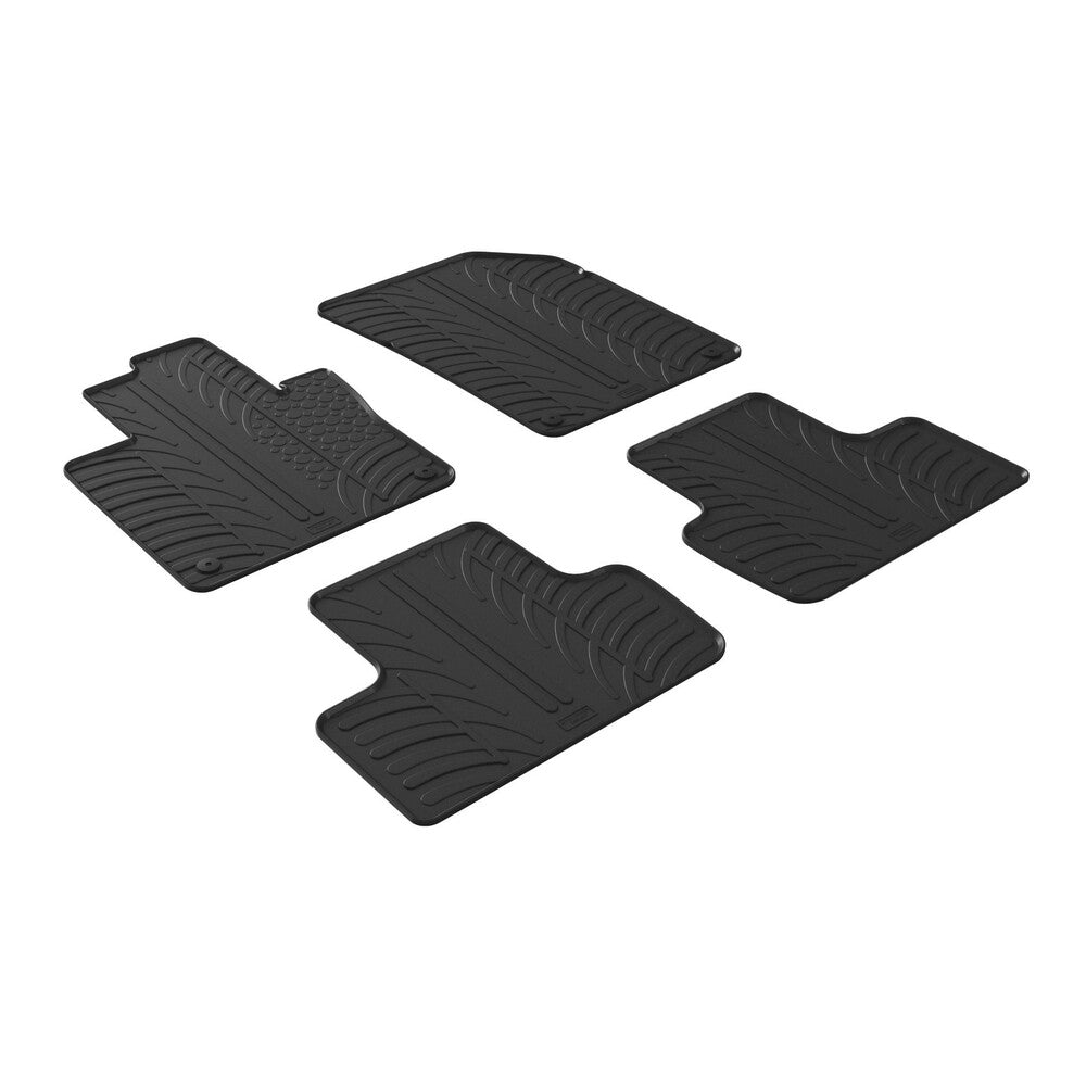 24473 - Set tappeti su misura in gomma - compatibile per Volvo XC60 (05/17>)