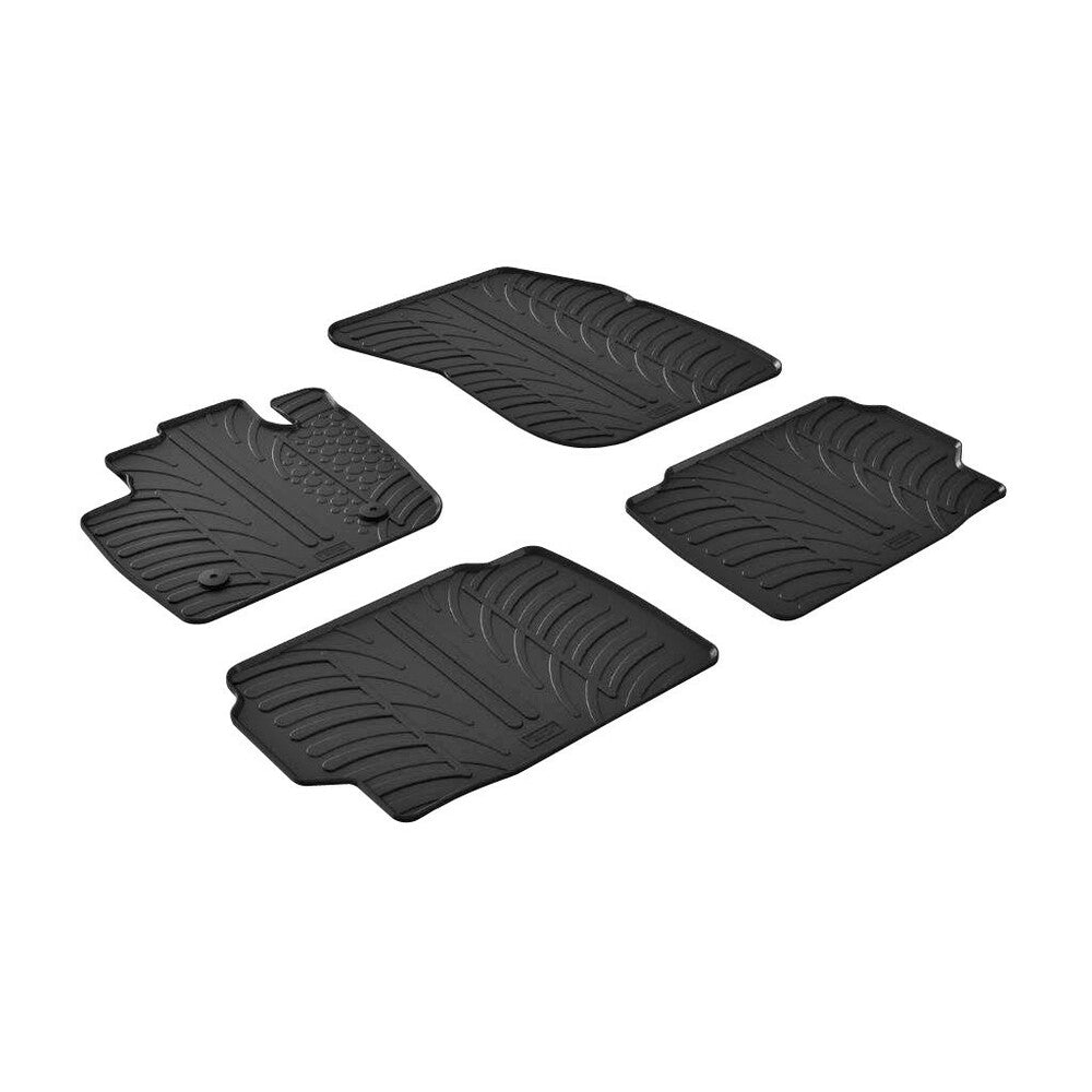 24478 - Set tappeti su misura in gomma - compatibile per Ford Mondeo 4p (11/14>02/22) - Ford Mondeo Hybrid (11/14>02/22) - Ford Mondeo Wagon (11/14>02/22)
