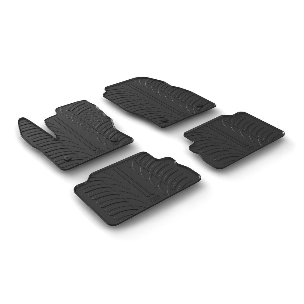 24494 - Set tappeti su misura in gomma - compatibile per Ford Kuga (11/16>10/19)