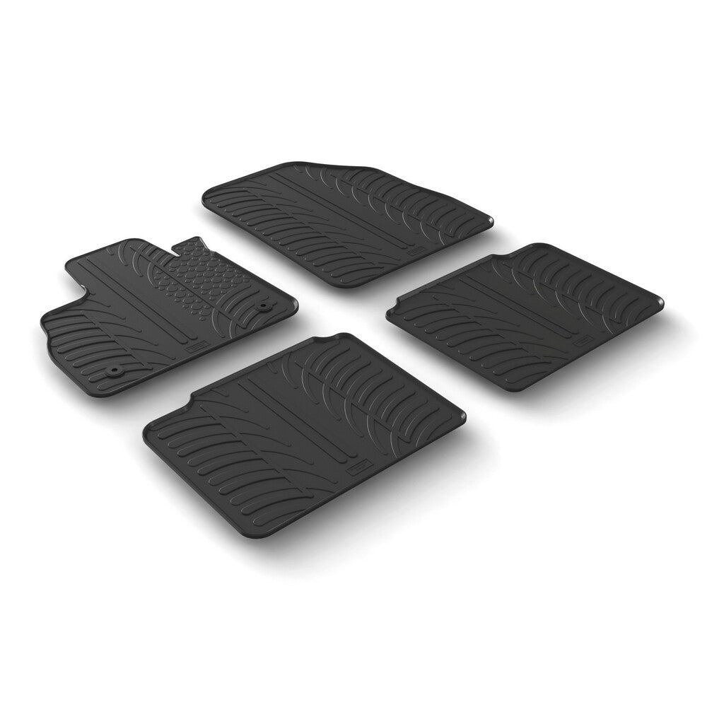 24495 - Set tappeti su misura in gomma - compatibile per Renault Espace (05/15>03/23)