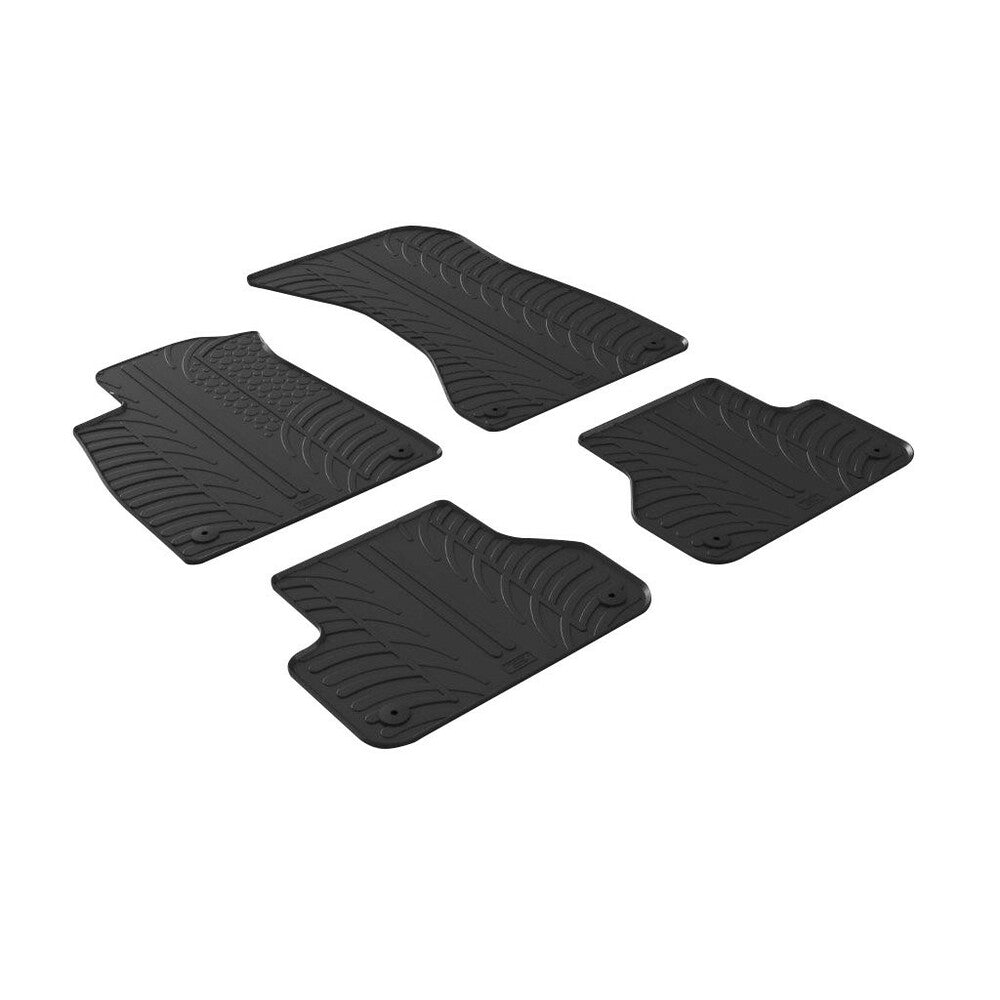 24497 - Set tappeti su misura in gomma - compatibile per Audi A5 Sportback (09/16>09/24)