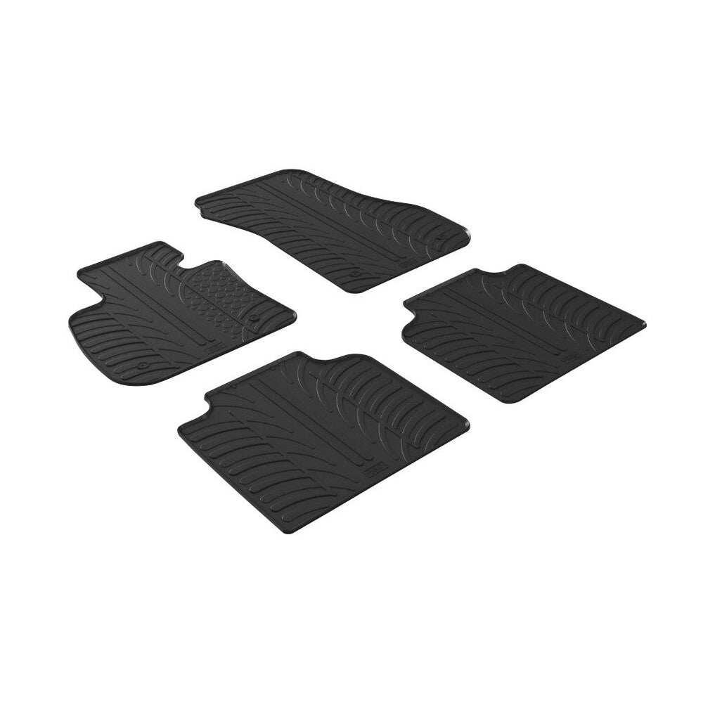 24499 - Set tappeti su misura in gomma - compatibile per Bmw Serie 2 Gran Tourer (05/15>12/22)